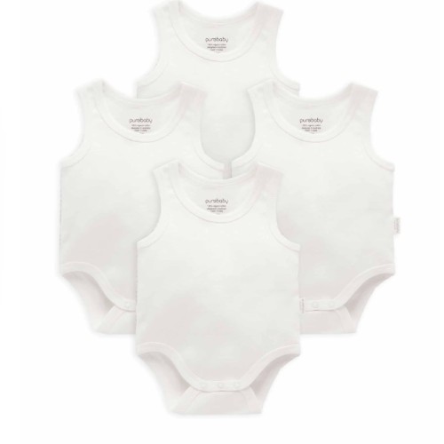 4 Pack Rib Bodysuit (0-3 months)